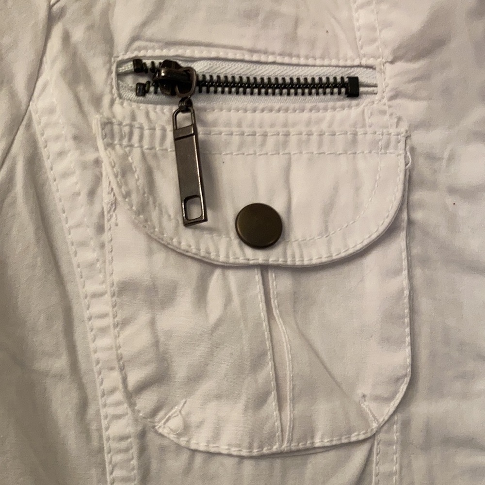 Maurices White Button Up Jacket - Picture 2 of 8